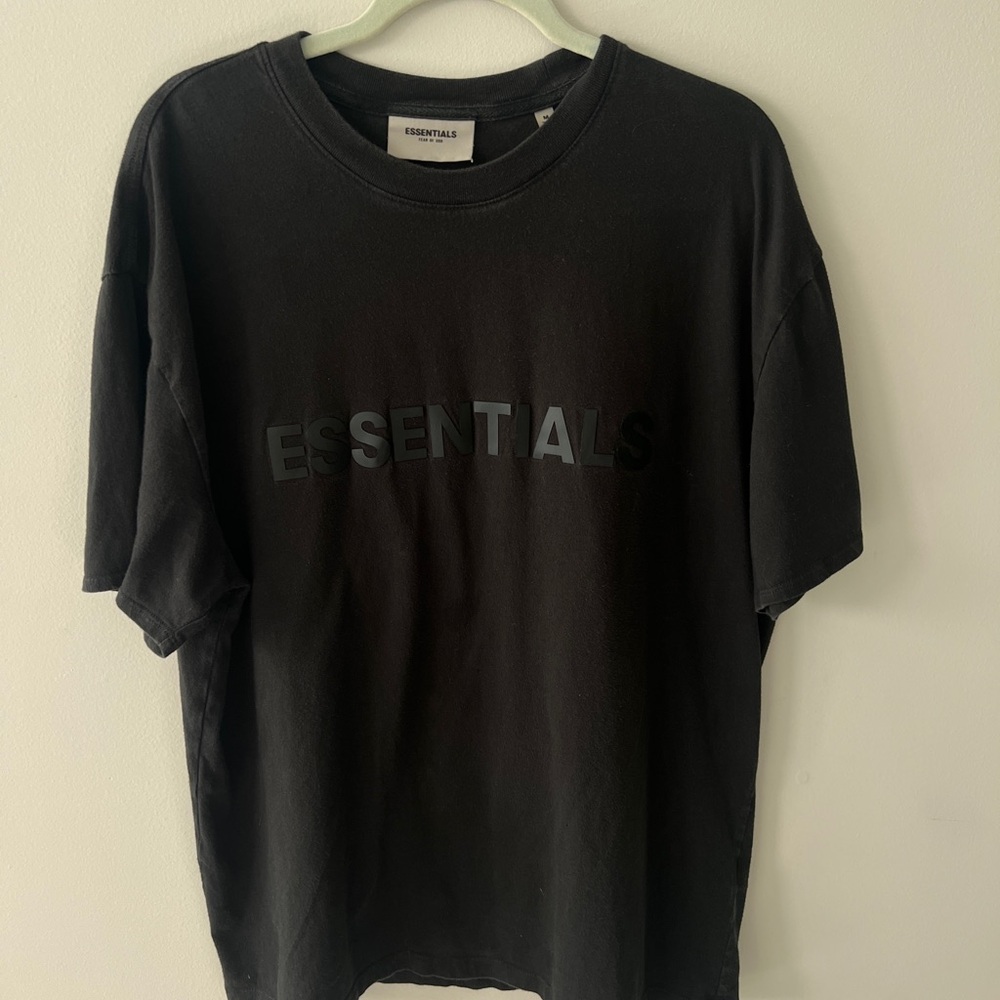 Essentials Charcoal Crewneck Tee